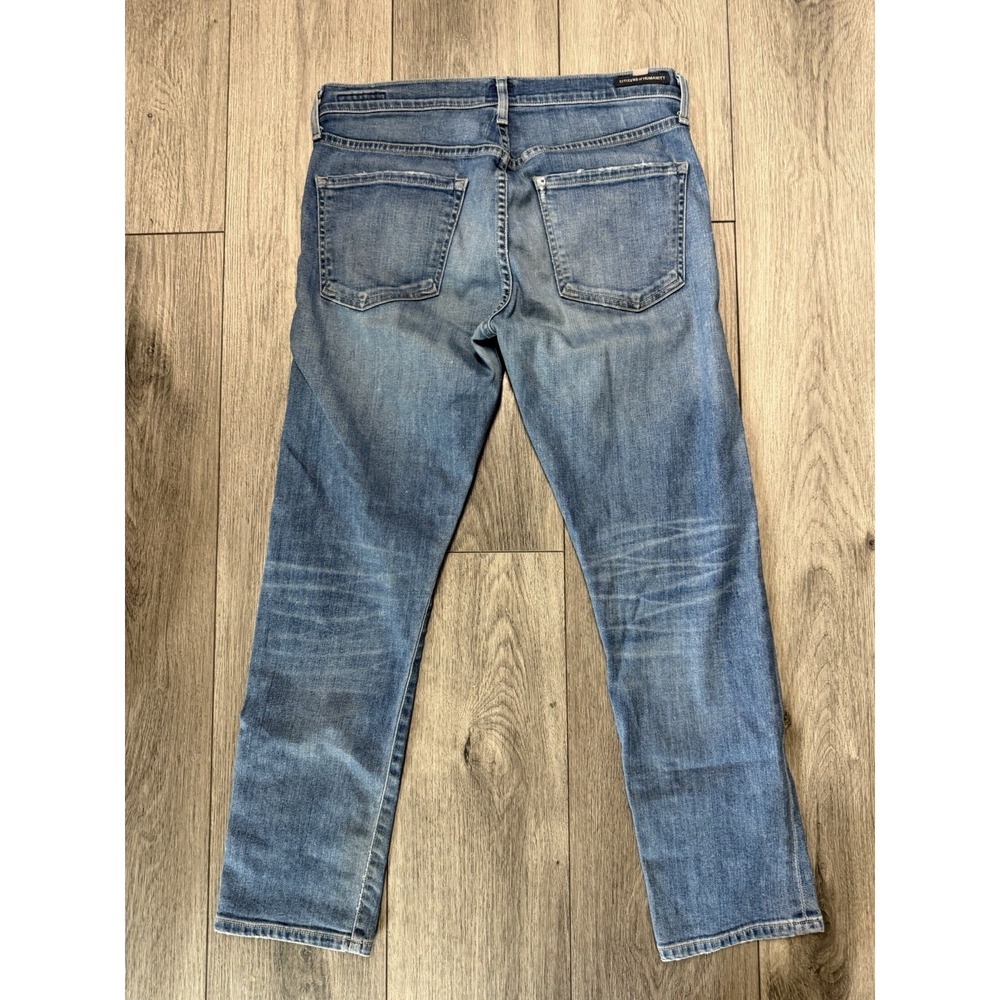 Citizens of Humanity Agnes Mid Rise Slim‎ Straight Jeans Sz 26 Denim Casual - Picture 2 of 9
